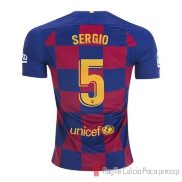 Maglia Barcellona Giocatore Sergio Home 2019/2020 Maglia Barcellona Giocatore Sergio Home 2019/2020