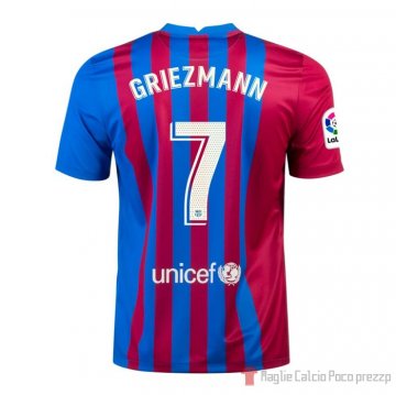 Maglia Barcellona Giocatore Griezmann Home 21-22 Maglia Barcellona Giocatore Griezmann Home 21-22