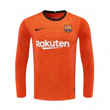 Maglia Barcellona Portiere Manica Lunga 20-21 Arancione Maglia Barcellona Portiere Manica Lunga 20-21 Arancione
