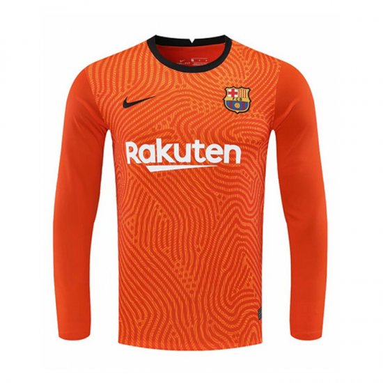 Maglia Barcellona Portiere Manica Lunga 20-21 Arancione - Clicca l'immagine per chiudere
