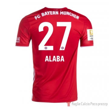 Maglia Bayern Munich Giocatore Alaba Home 20-21 Maglia Bayern Munich Giocatore Alaba Home 20-21