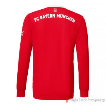 Maglia Bayern Munich Home Manica Lunga 22-23