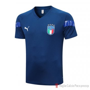 Maglia De Allenamento Italia 22-23 Azul Maglia De Allenamento Italia 22-23 Azul