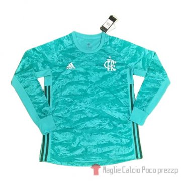 Maglia Flamengo Portiere Manica Lunga 2019/2020 Verde Maglia Flamengo Portiere Manica Lunga 2019/2020 Verde