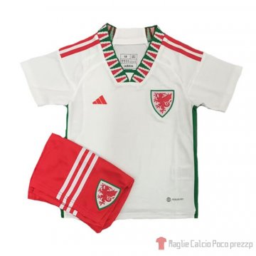 Maglia Gales Away Bambino 2022