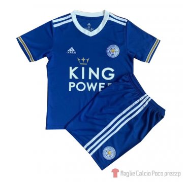 Maglia Leicester City Home Bambino 21-22 Maglia Leicester City Home Bambino 21-22