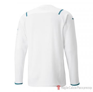 Maglia Manchester City Away Manica Lunga 21-22
