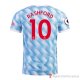 Maglia Manchester United Giocatore Rashford Away 21-22