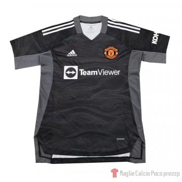 Maglia Manchester United Portiere 21-22 Negro Maglia Manchester United Portiere 21-22 Negro