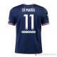 Maglia Paris Saint-germain Giocatore Di Maria Home 21-22