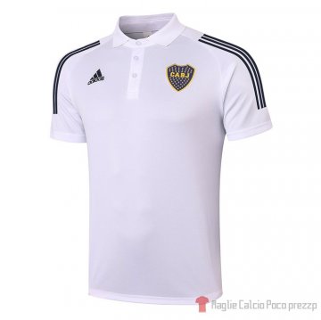 Maglia Polo Boca Juniors 20-21 Bianco Maglia Polo Boca Juniors 20-21 Bianco