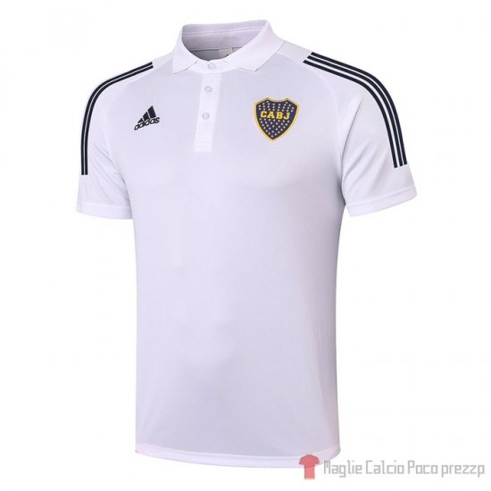 Maglia Polo Boca Juniors 20-21 Bianco - Clicca l'immagine per chiudere