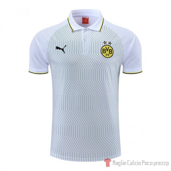 Maglia Polo Borussia Dortmund 22-23 Bianco E Verde - Clicca l'immagine per chiudere