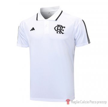 Maglia Polo Del Flamengo 23-24 Blanco Maglia Polo Del Flamengo 23-24 Blanco