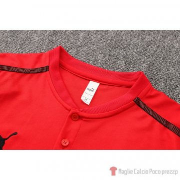 Maglia Polo Del Milan 2021-22 Rojo