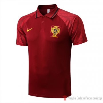 Maglia Polo Del Portogallo 22-23 Rojo Maglia Polo Del Portogallo 22-23 Rojo