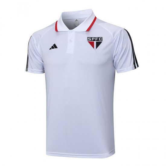 Maglia Polo Del Sao Paulo 23-24 Blanco - Clicca l'immagine per chiudere