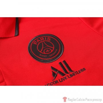 Maglia Polo Paris Saint-Germain 2020/2021 Rosso