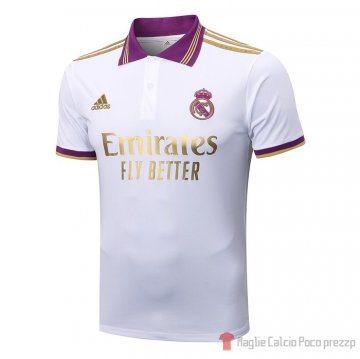 Maglia Polo Real Madrid 2022-23 Bianco Maglia Polo Real Madrid 2022-23 Bianco