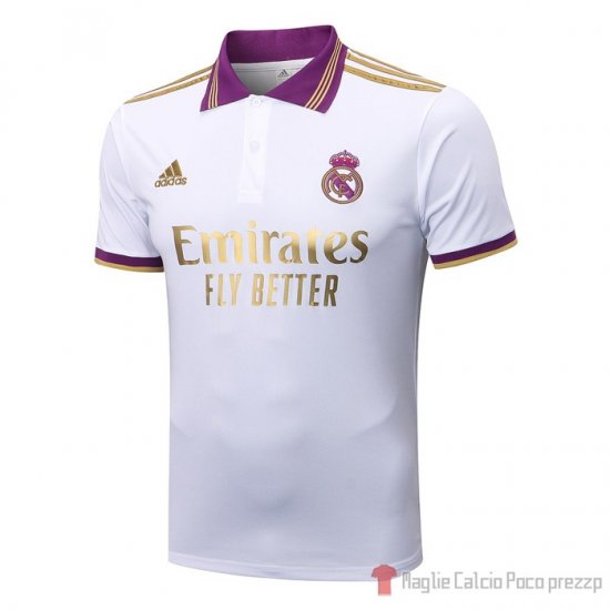 Maglia Polo Real Madrid 2022-23 Bianco - Clicca l'immagine per chiudere