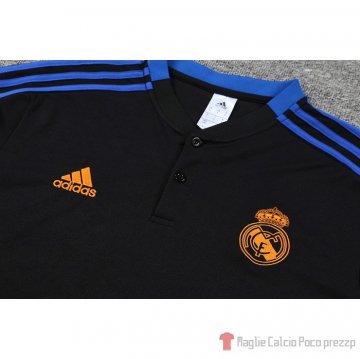 Maglia Polo Real Madrid 22-23 Nero E Blu