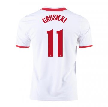 Maglia Polonia Giocatore Grosicki Home 20-21 Maglia Polonia Giocatore Grosicki Home 20-21