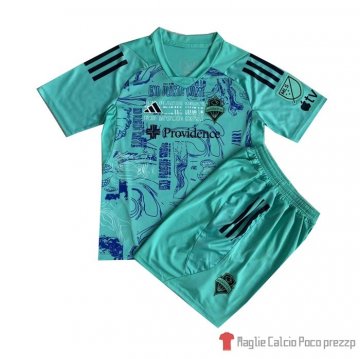 Maglia Seattle Sounders One Planet Bambino 2023 Maglia Seattle Sounders One Planet Bambino 2023