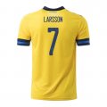 Maglia Svezia Giocatore Larsson Home 2020