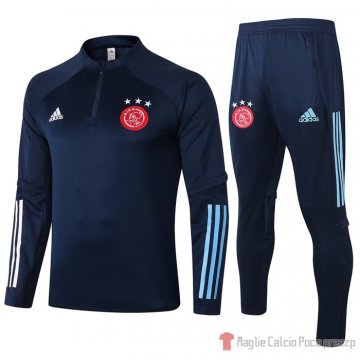 Tuta Da Track Felpa Ajax Bambino 20-21 Blu Tuta Da Track Felpa Ajax Bambino 20-21 Blu