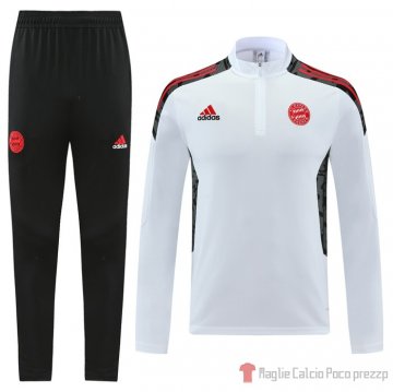 Tuta Da Track Felpa Bayern Munich 2021-22 Bianco Tuta Da Track Felpa Bayern Munich 2021-22 Bianco