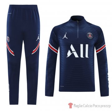 Tuta Da Track Felpa Paris Saint-germain 2021-22 Blu