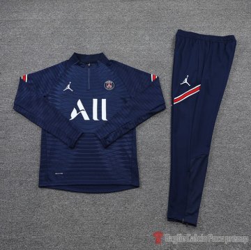 Tuta Da Track Felpa Paris Saint-germain Jordan 22-23 Blu