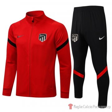 Tuta Da Track Giacca Atletico Madrid 2021-22 Rosso