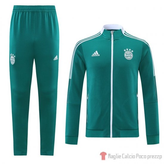 Tuta Da Track Giacca Bayern Munich Bambino 21-22 Verde - Clicca l'immagine per chiudere