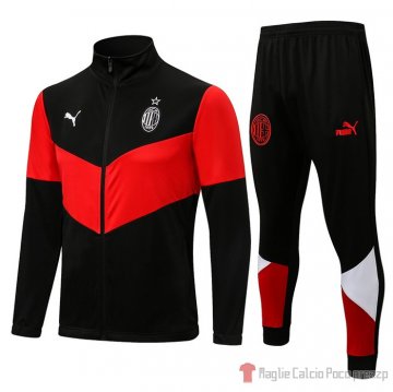 Tuta Da Track Giacca Milan 21-22 Nero Tuta Da Track Giacca Milan 21-22 Nero
