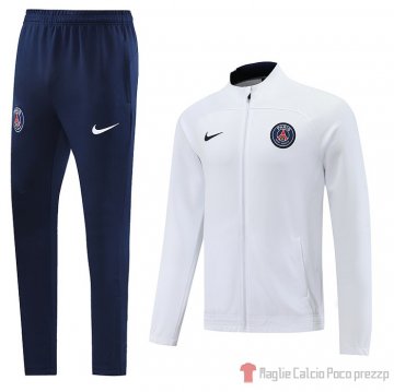 Tuta Da Track Giacca Paris Saint-germain 2022-23 Bianco