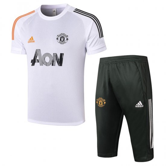 Tuta Da Track Manchester United Manica Corta 20-21 Bianco - Clicca l'immagine per chiudere