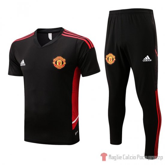 Tuta Da Track Manchester United Manica Corta 22-23 Nero - Clicca l'immagine per chiudere