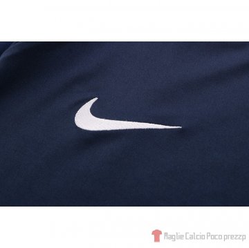 Tuta Da Track Paris Saint-germain Manica Corta 2022-2023 Blu - Pantalon Corto