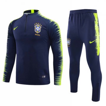 Tuta da Track Brasile Bambino 2018 Blu Scuro Tuta da Track Brasile Bambino 2018 Blu Scuro