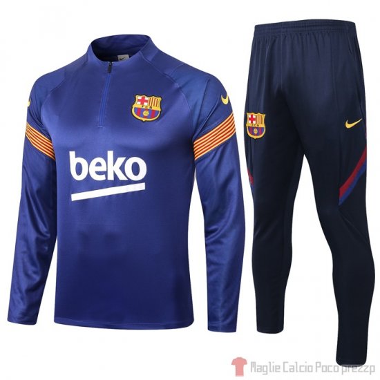 Tuta da Track Felpa Barcellona 2020/2021 Blu - Clicca l'immagine per chiudere