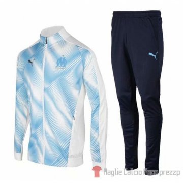 Tuta da Track Marsiglia 2019/2020 Bianco e Blu