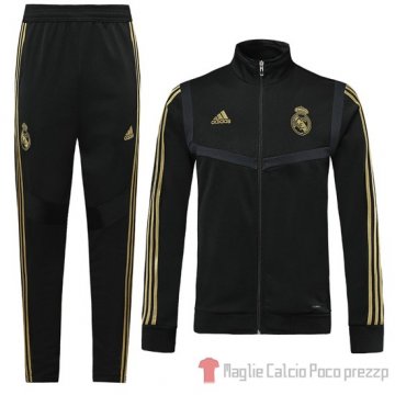 Tuta da Track Real Madrid Bambino 2019/2020 Nero Tuta da Track Real Madrid Bambino 2019/2020 Nero