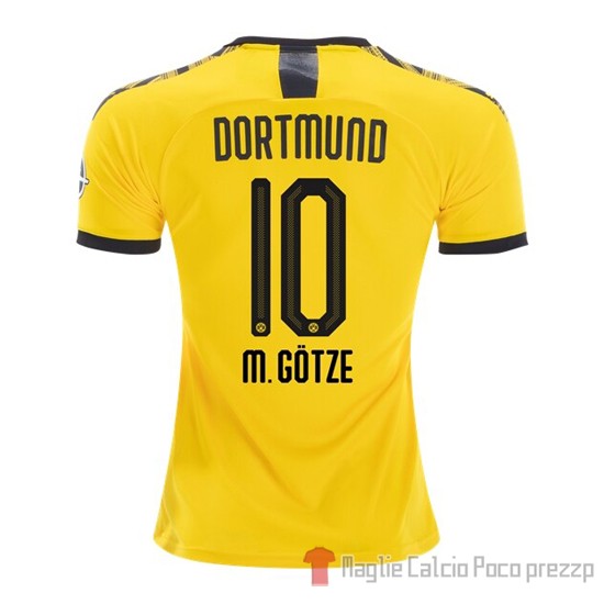 Maglia Borussia Dortmund Giocatore M.gotze Home 2019/2020 - Clicca l'immagine per chiudere