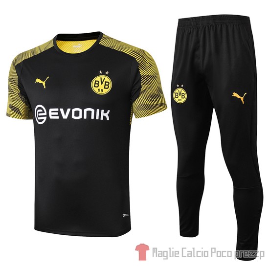 Tuta da Track Borussia Dortmund Manica Corta 2019/2020 Nero - Clicca l'immagine per chiudere